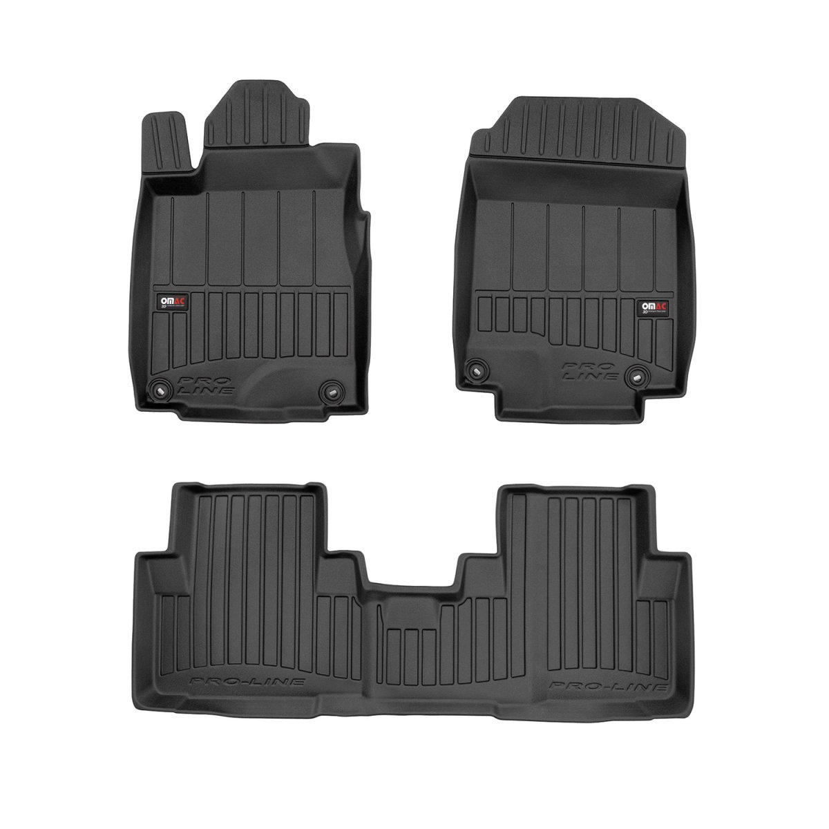Honda CR-V Floor Mat - Omac - Proline Premium TPE - Black - '12-'16 Honda CR-V Floor Mat - Omac - Proline Premium TPE - Black - '12-'16